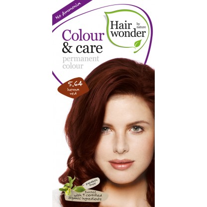 COLOUR CARE vopsea permanenta fara amoniac Henna Red 5.64 Hairwonder