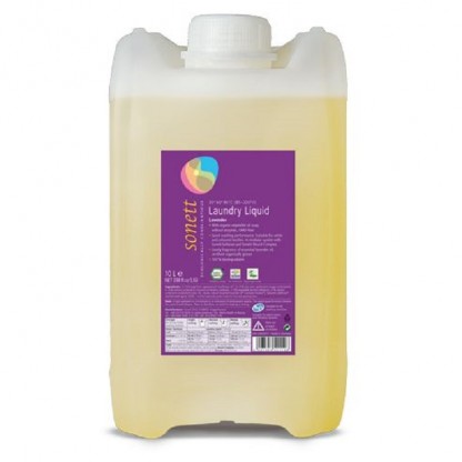 Detergent ecologic lichid pt rufe albe si colorate cu lavanda 10L Sonett