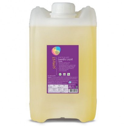 Detergent ecologic lichid pt rufe albe si colorate cu lavanda 20L Sonett