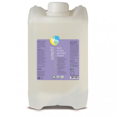 Detergent BIO pt sticla si alte suprafete 10L Sonett