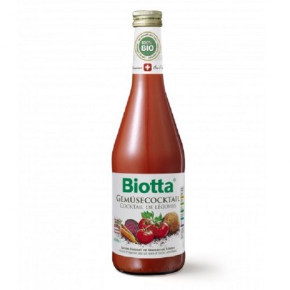 Suc cocktail de legume bio, fara zahar 500ml Biotta