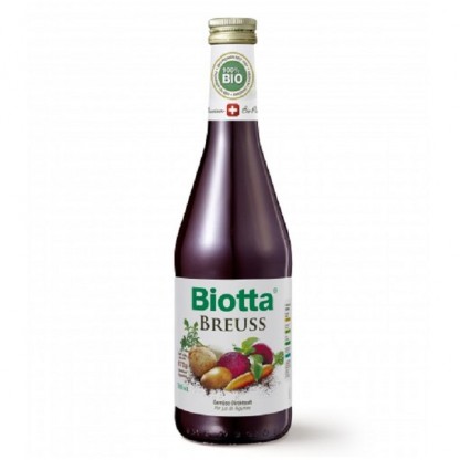 Suc de legume bio Breuss, cu acid lactic 500ml Biotta