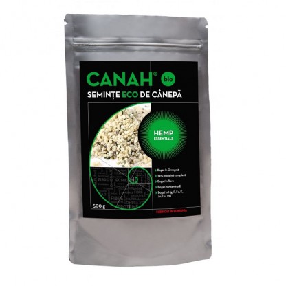 Seminte decorticate de canepa eco 500g Canah
