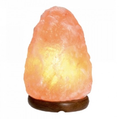 Lampa electrica din sare de Himalaya 3-4 kg Monte Salt Crystal