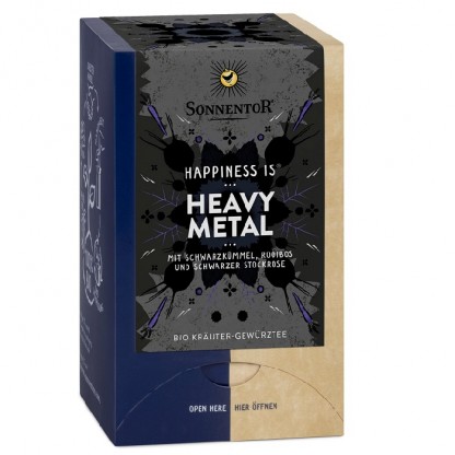 Ceai bio Happiness is… Heavy Metal 18 plicuri Sonnentor