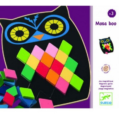 Puzzle mozaic Bufniță Djeco, de la 3 ani