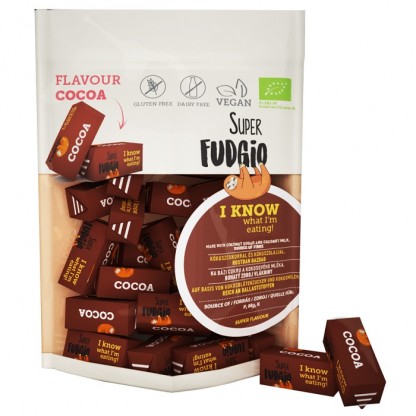 Caramele BIO cu aroma de cacao 150g Super Fudgio