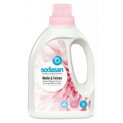 Detergent Bio Lichid pt Lana, Matase si Rufe Delicate 750 ml Sodasan