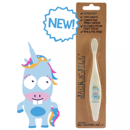 Periuta de dinti ECO pt bebe si copii Unicorn Jack n' Jill