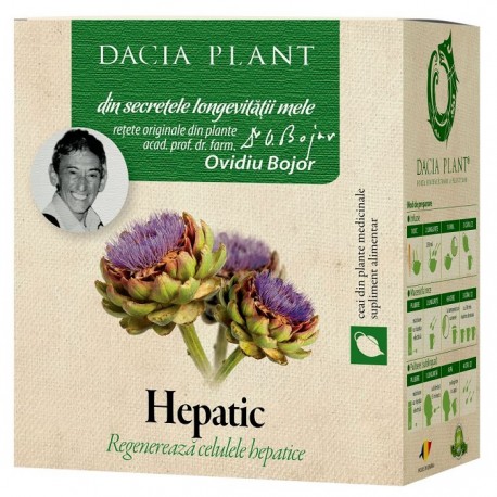 Ceai hepatic, regenerant si detoxifiant 50g Dacia Plant