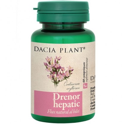Drenor hepatic (flux natural al bilei) 60 comprimate Dacia Plant