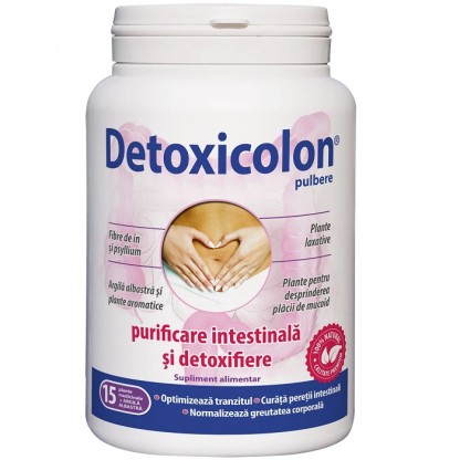 Detoxicolon (Purificare intestinala si detoxifiere) pulbere 450g Dacia Plant