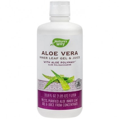Aloe Vera Gel si Juice cu Aloe PolyMax+ 1000ml Nature's Way