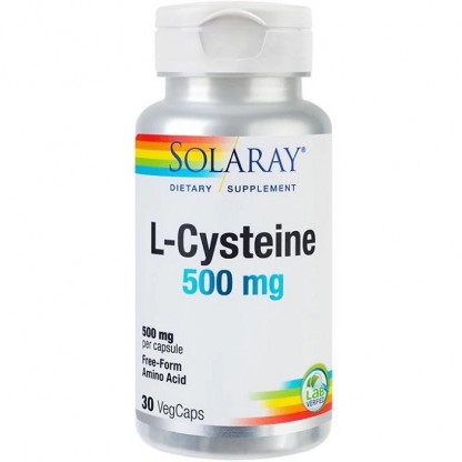 L-Cysteine 500mg 30 capsule vegetale Solaray