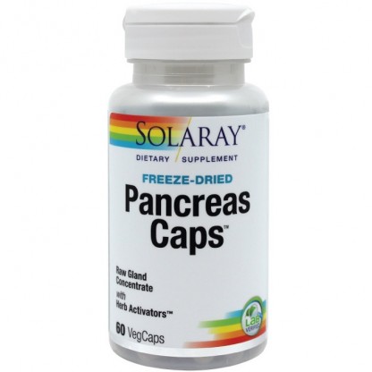 Pancreas Caps (sanatatea pancreasului) 60 capsule vegetale Solaray