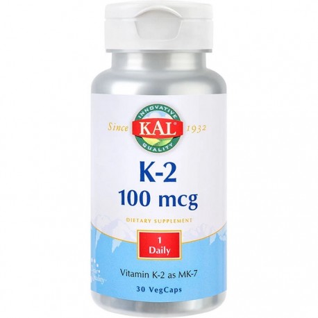 Vitamina K-2 (protectie osoasa) 100mcg 30 capsule vegetale Kal