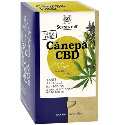 Ceai Canepa CBD (Cannabis sativa) BIO 18 pliculete Sonnentor