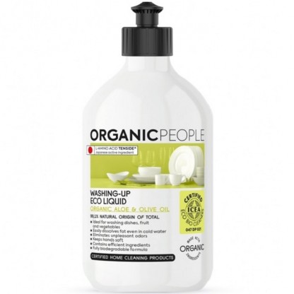 Detergent ecologic pt vase Aloe Vera & ulei de masline 500ml Organic People