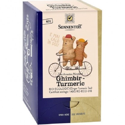 Ceai Ghimbir Turmeric bio 18 plicuri Sonnentor