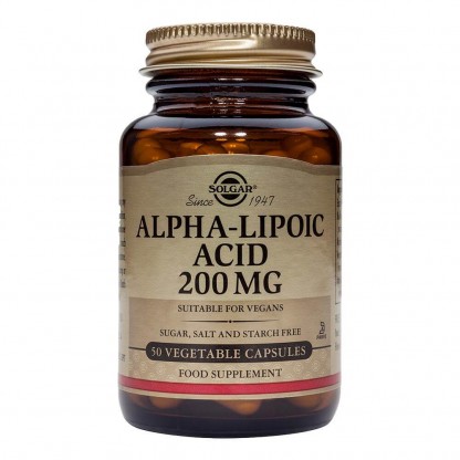 Alpha Lipoic Acid 200mg 50cps vegetale Solgar