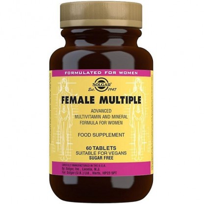 Female Multiple (Multivitamine Femei) 60 tablete vegetale Solgar