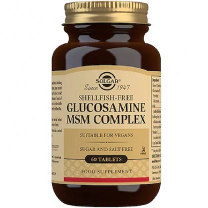 Glucosamine MSM Complex (Complex Glucozamina MSM) 60 tablete Solgar