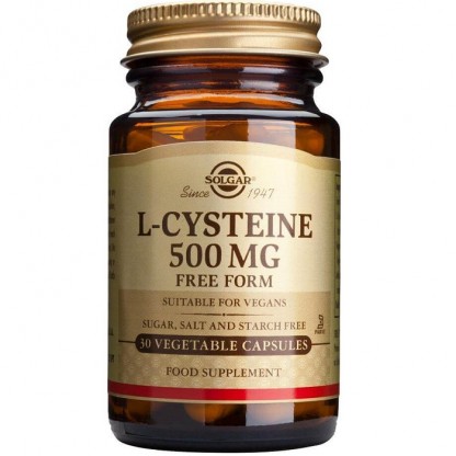 L-Cysteine (L-cisteina) 500mg 30 capsule vegetale Solgar