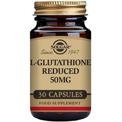 L-Glutathione (Aminoacid L-glutation redus) 50mg 30 capsule vegetale Solgar
