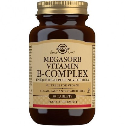 Megasorb Vitamin B-Complex 50 tablete Solgar