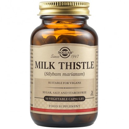 Milk Thistle (Silimarina) 50 capsule vegetale Solgar