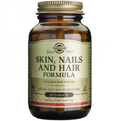 Skin Nails And Hair Formula (Formula pt piele, unghii si par) 60 tablete Solgar