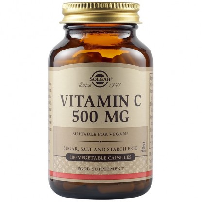 Vitamina C 500mg 100 capsule vegetale Solgar