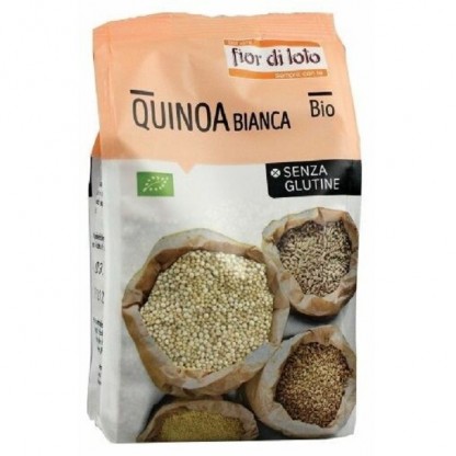Quinoa alba bio, fara gluten 400g Fior di Loto