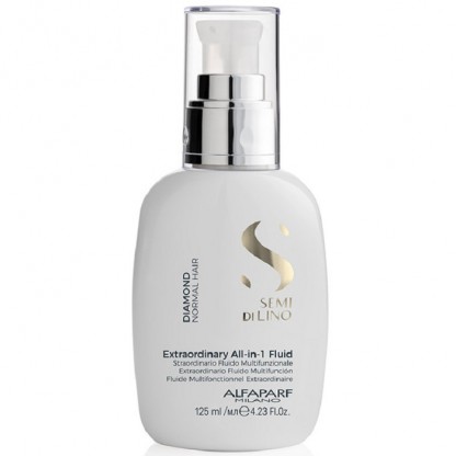 Fluid Leave in pentru stralucire Semi di Lino Diamond Leave-In Fluid All in 1, 125ml Alfaparf Milano