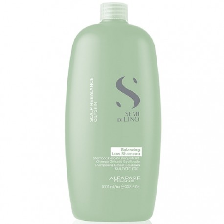 Sampon de echilibrare anti-sebum Scalp Rebalancing Semi di Lino 1000ml Alfaparf Milano