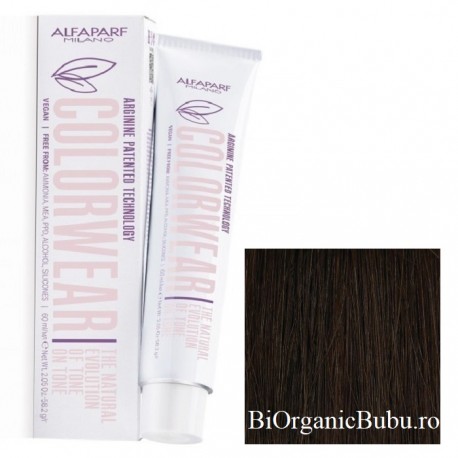 Vopsea fara amoniac nr 5 Light Natural Brown Color Wear 60ml Alfaparf Milano