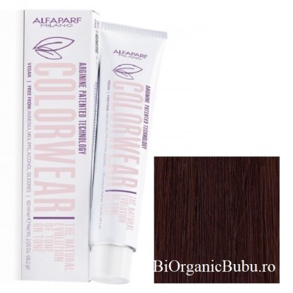 Vopsea fara amoniac nr 5.53 Light Mahogany Golden Brown Color Wear 60ml Alfaparf Milano