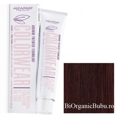 Vopsea fara amoniac nr 6.53 Dark Mahogany Golden Blonde Color Wear 60ml Alfaparf Milano