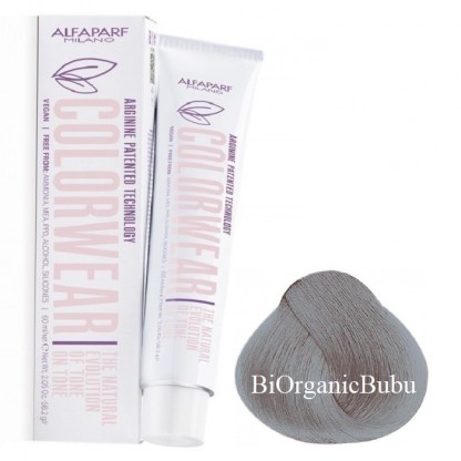 Vopsea fara amoniac nr 9 Metalics Grey Color Wear 60ml Alfaparf Milano