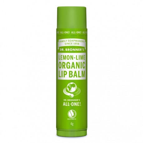 Balsam de buze organic cu Lemon Lime Dr Bronner 4g