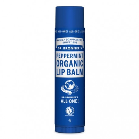 Balsam de buze organic cu Menta Dr Bronner 4g