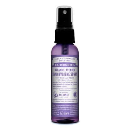 Spray de maini igienizant cu lavanda bio 60ml Dr Bronner
