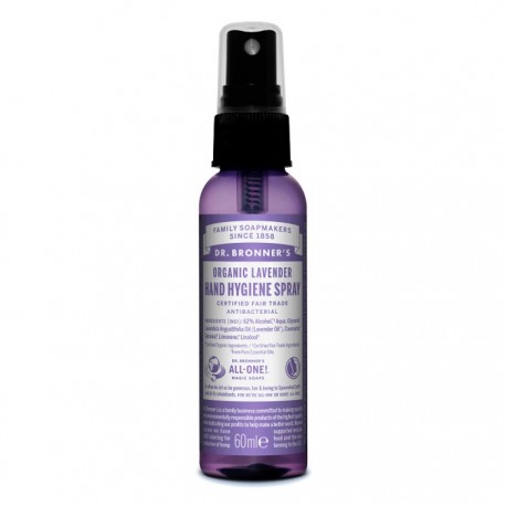 Spray de maini igienizant cu lavanda bio 60ml Dr Bronner