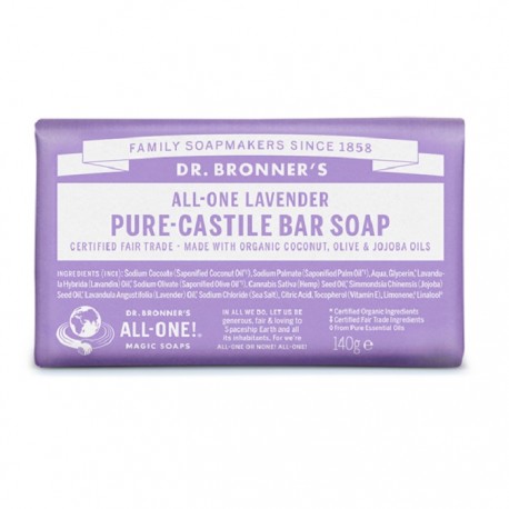 Sapun organic de Castilia cu lavanda 140g Dr Bronner