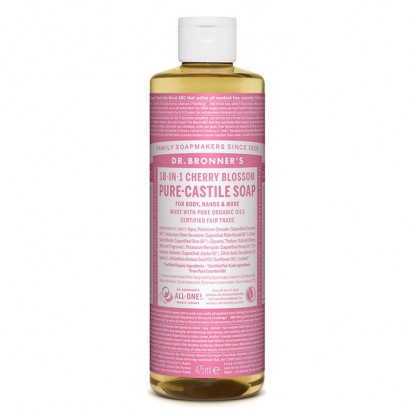 Sapun lichid bio de Castilia Cherry Blossom 475ml Dr Bronner
