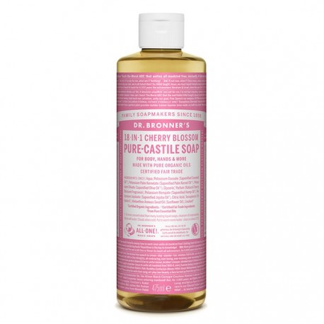 Sapun lichid bio cu ulei esential din flori de cires 475ml Dr Bronner