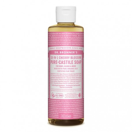  Sapun lichid bio cu ulei esential din flori de cires 240ml Dr Bronner