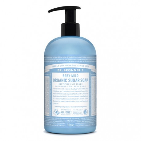 Sapun lichid cu pudra shikakai, fara parfum 710ml Dr Bronner