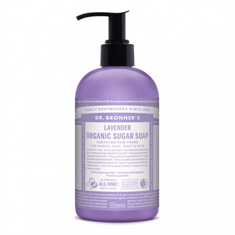 Sapun lichid organic cu pudra shikakai si lavanda 355ml Dr Bronner