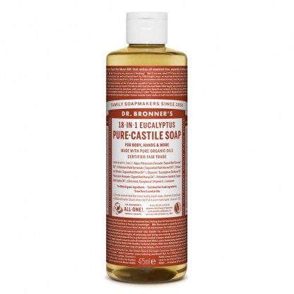 Sapun lichid de Castilia cu eucalipt, organic 475ml Dr Bronner